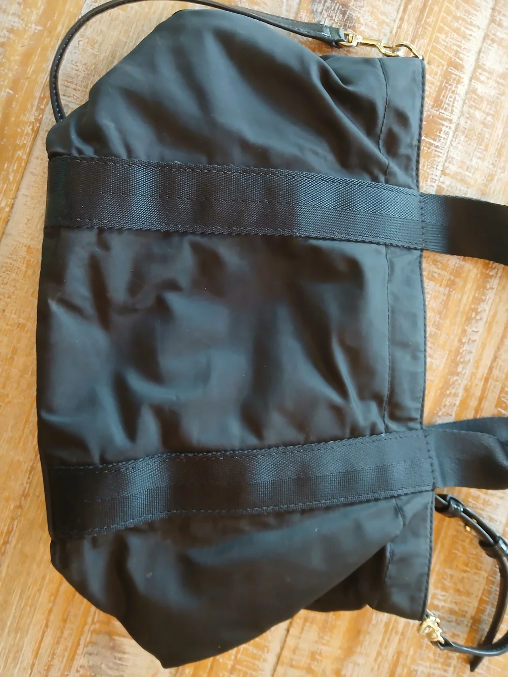 Tory Burch Black Nylon Tote Bag